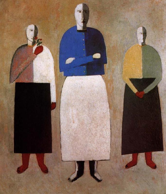 Kasimir Malevich Three Women China oil painting art